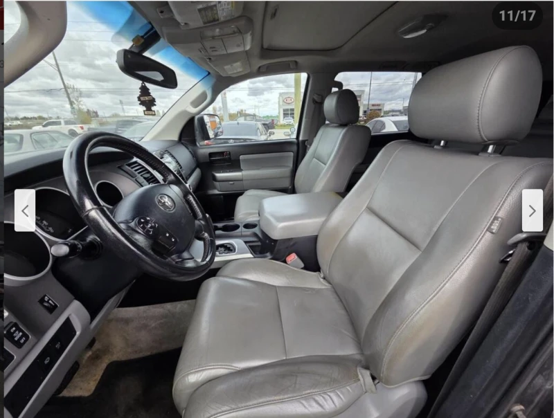 Toyota Sequoia 5.7* V8* ПОДГРЕВ* КЕЙЛЕС* , снимка 10 - Автомобили и джипове - 52937082