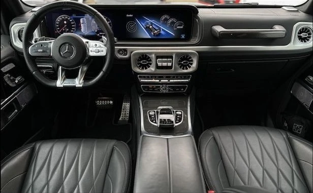 Mercedes-Benz G 63 AMG /4MATIC/EXCLUSIV/NIGHT/BURMESTER/360/MULTIBEAM/22/, снимка 15 - Автомобили и джипове - 49386461