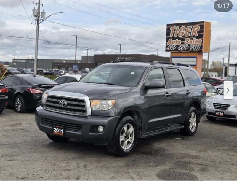 Toyota Sequoia 5.7* V8* ПОДГРЕВ* КЕЙЛЕС*  - 28200 лв. / 14418.43 € - 30830542 1