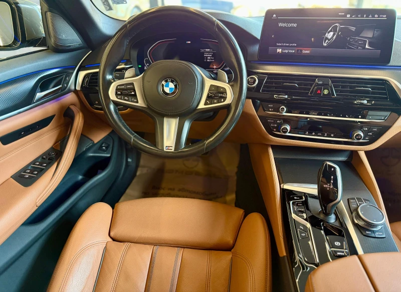 BMW 540 Xdrive* CarPlay* M Pack* Лизинг* HeadUp* Laser, снимка 10 - Автомобили и джипове - 51659099