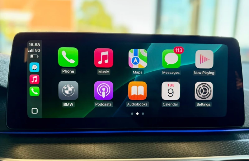 BMW 540 Xdrive* CarPlay* M Pack* Лизинг* HeadUp* Laser, снимка 15 - Автомобили и джипове - 51659099