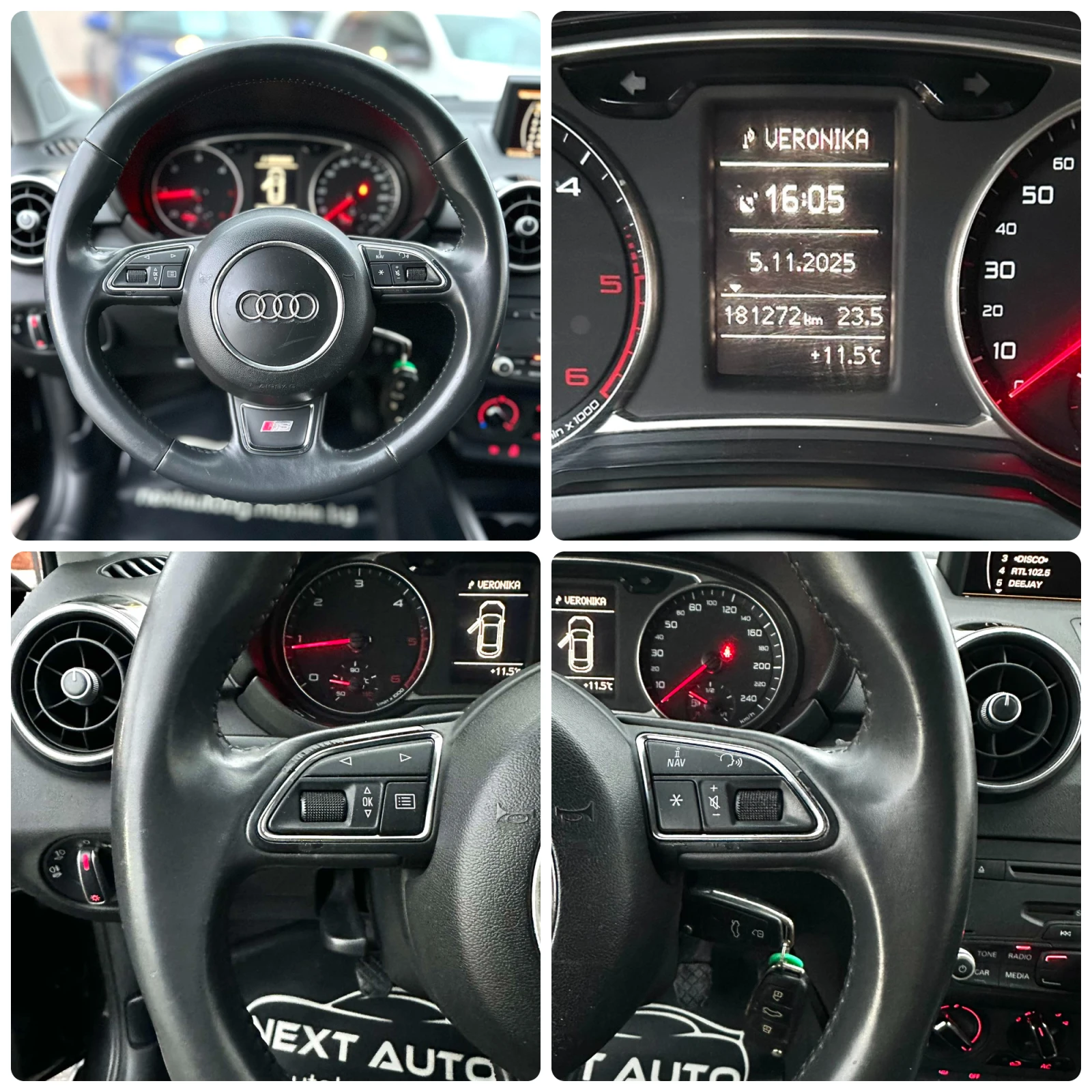 Audi A1 1.6TDI 105HP S LINE  EURO5B | Mobile.bg   14