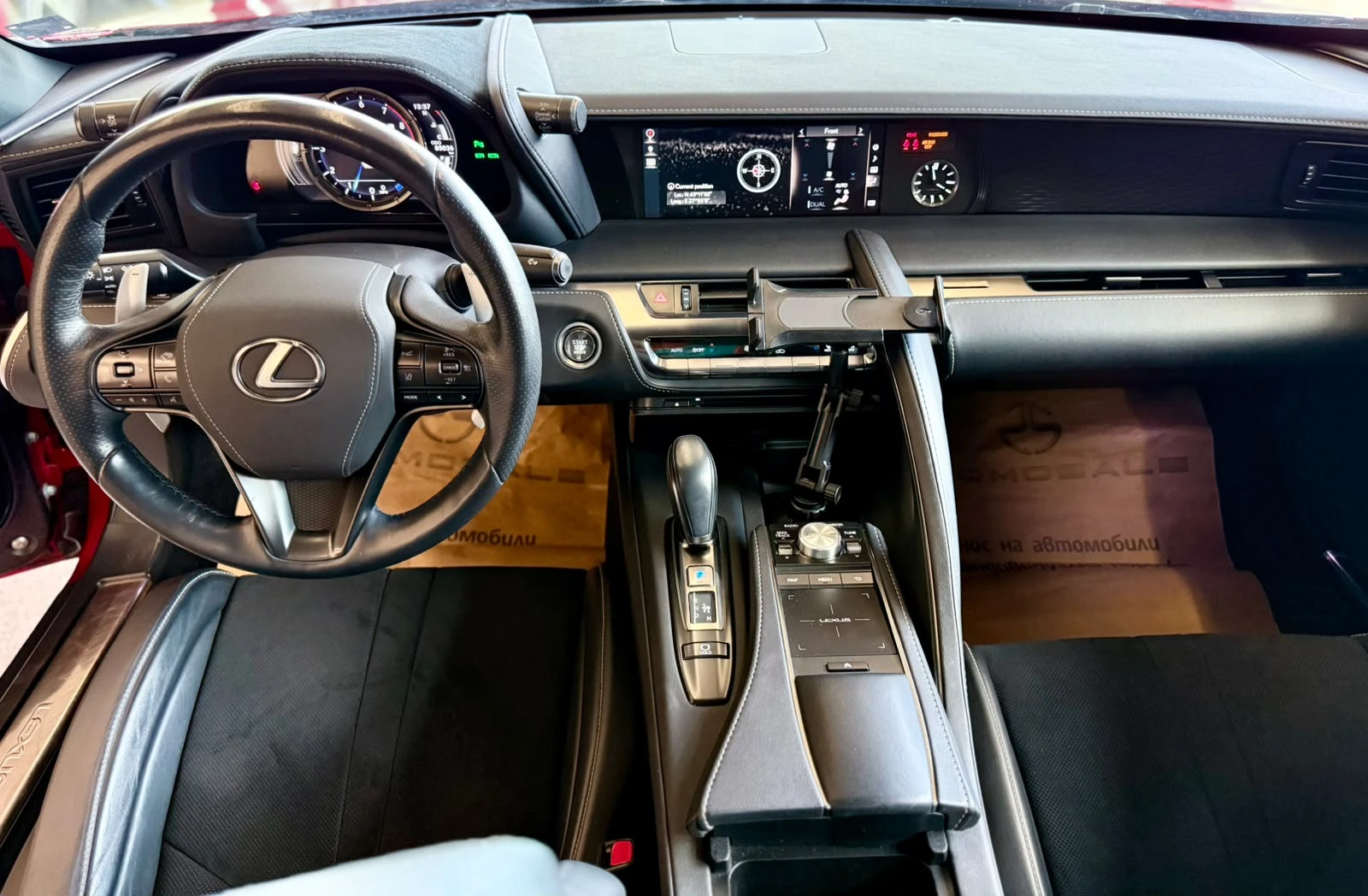 Lexus LC 500 V8* Full* 360* Mark Levinson * ЛИЗИНГ, снимка 10 - Автомобили и джипове - 55238154