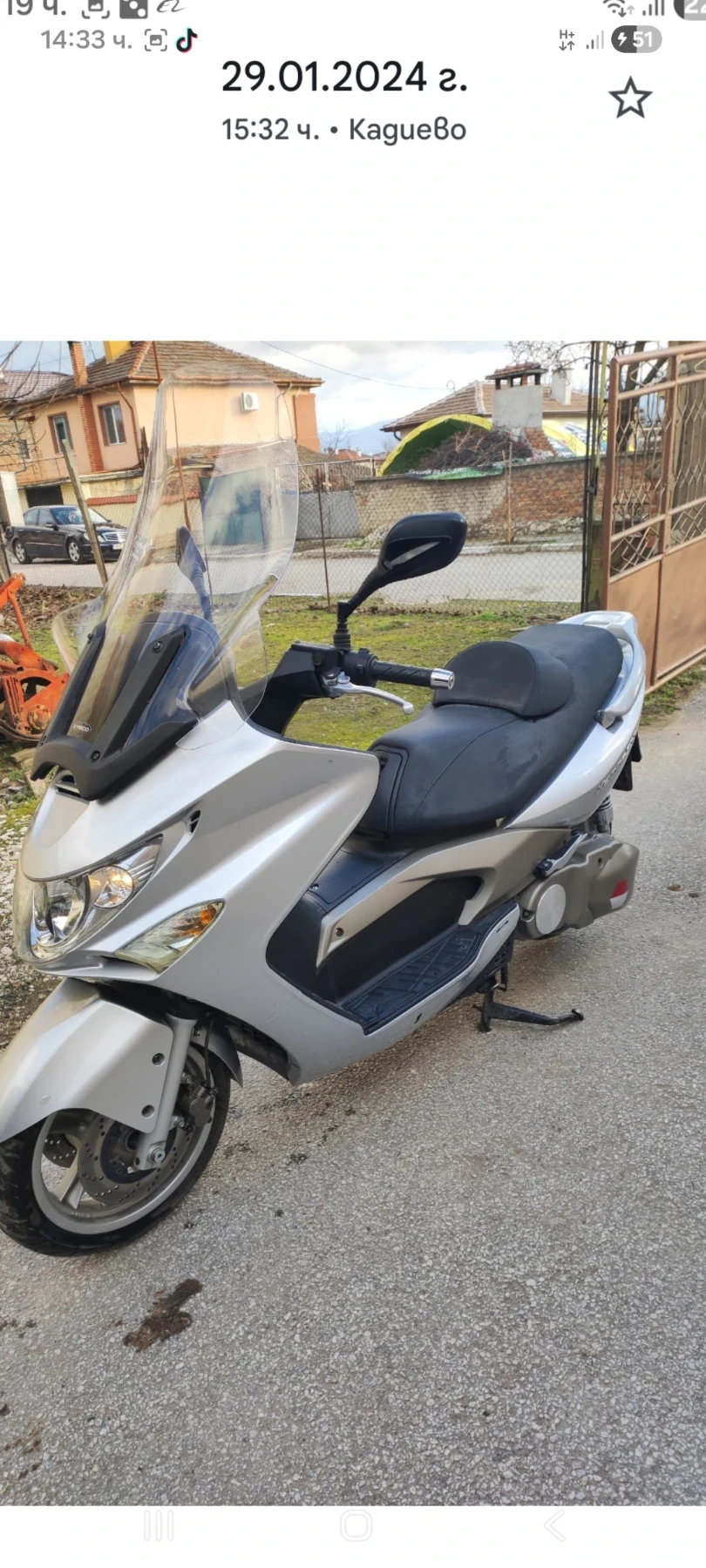 Kymco Xciting Скутер кинко ексайтинк 500, снимка 2 - Мотоциклети и мототехника - 54928931