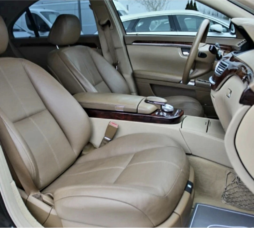 Mercedes-Benz S 320 235к.с    W221. /  V 6   7 G tronik   САЛОН  КОЖА , снимка 9 - Автомобили и джипове - 54999755