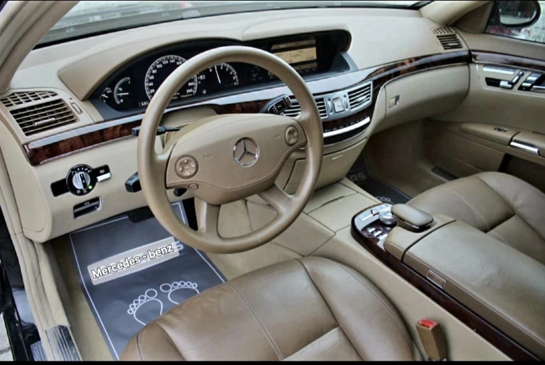 Mercedes-Benz S 320 235к.с    W221. /  V 6   7 G tronik   САЛОН  КОЖА , снимка 15 - Автомобили и джипове - 54999755