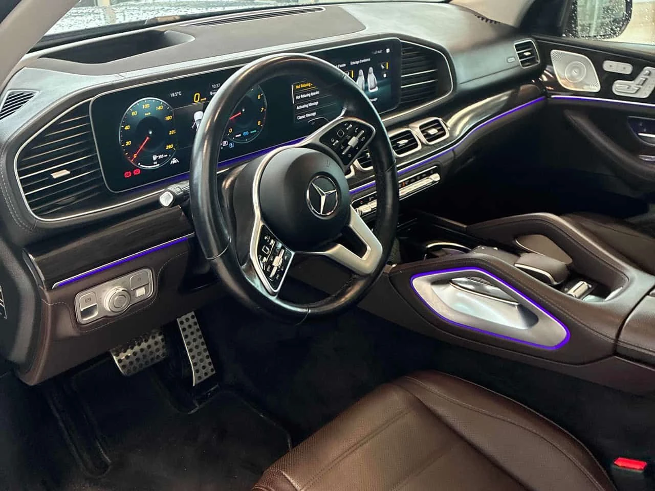 Mercedes-Benz GLS 450 BURMESTER/ДИСТРОНИК/ОБДУХВАНЕ/ПАНОРАМА/360/HUD, снимка 7 - Автомобили и джипове - 54430756