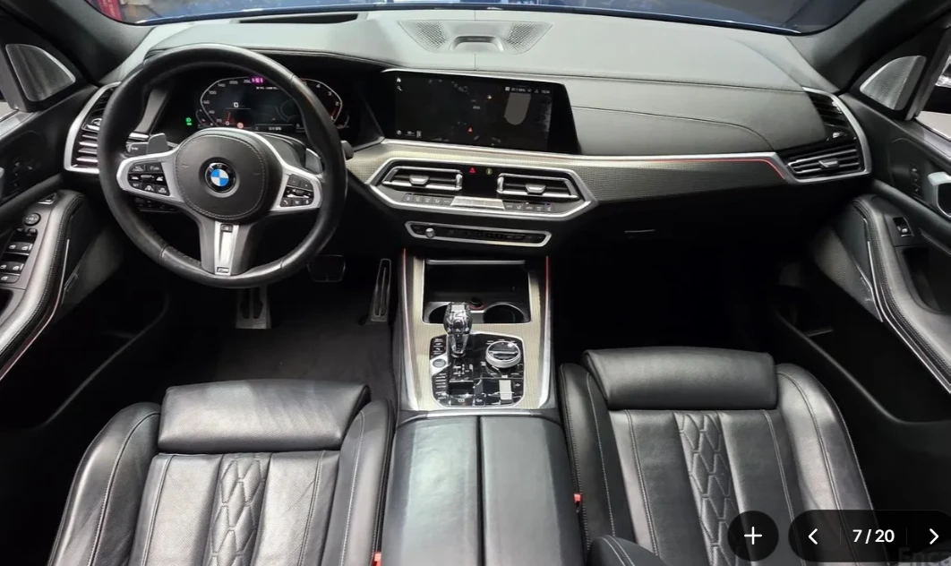 BMW X5 * АВТО КРЕДИТ* ЦЕНА ДО БГ * СЕРВИЗНА ИСТОРИЯ * , снимка 5 - Автомобили и джипове - 55448664