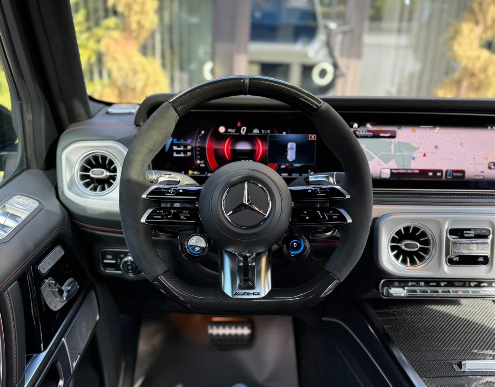 Mercedes-Benz G 63 AMG A22/BURM/MANUFAKTUR/NIGHT BLACK MAGNO, снимка 9 - Автомобили и джипове - 56181786