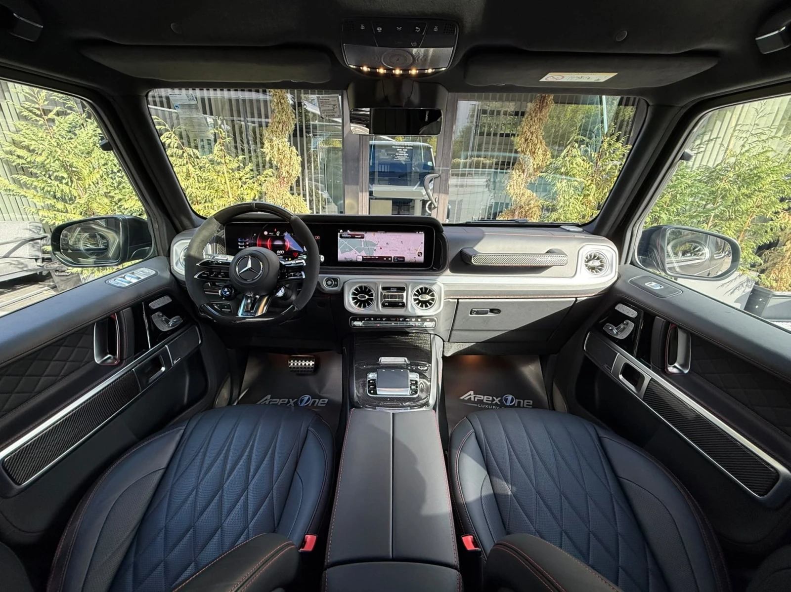 Mercedes-Benz G 63 AMG A22/BURM/MANUFAKTUR/NIGHT BLACK MAGNO, снимка 13 - Автомобили и джипове - 56181786
