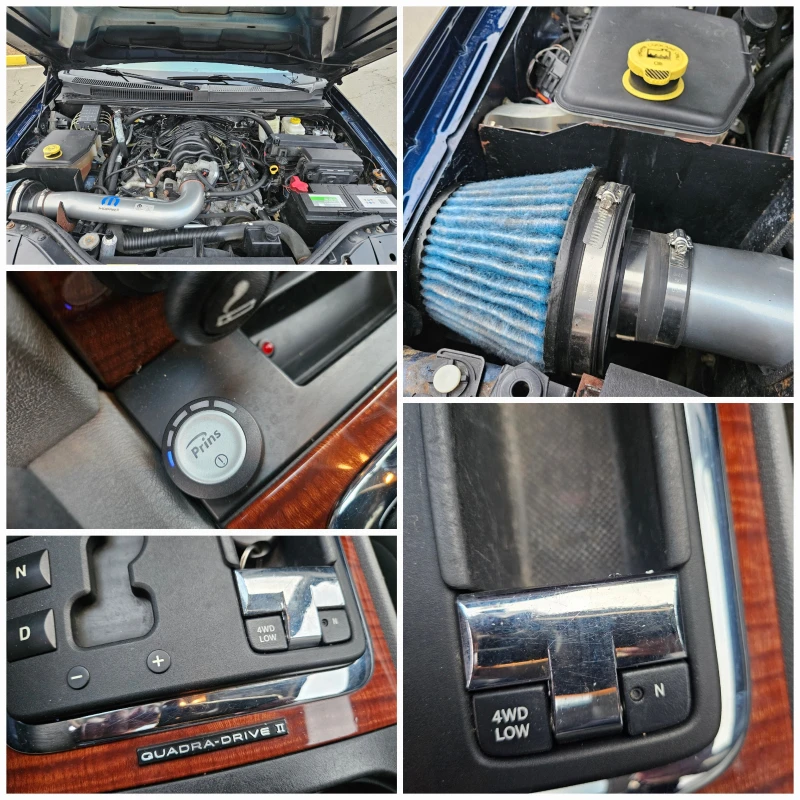 Jeep Grand cherokee 5.7 GAZ/Avtomat/Koja/Navig/Quadra Drive, снимка 17 - Автомобили и джипове - 49138806