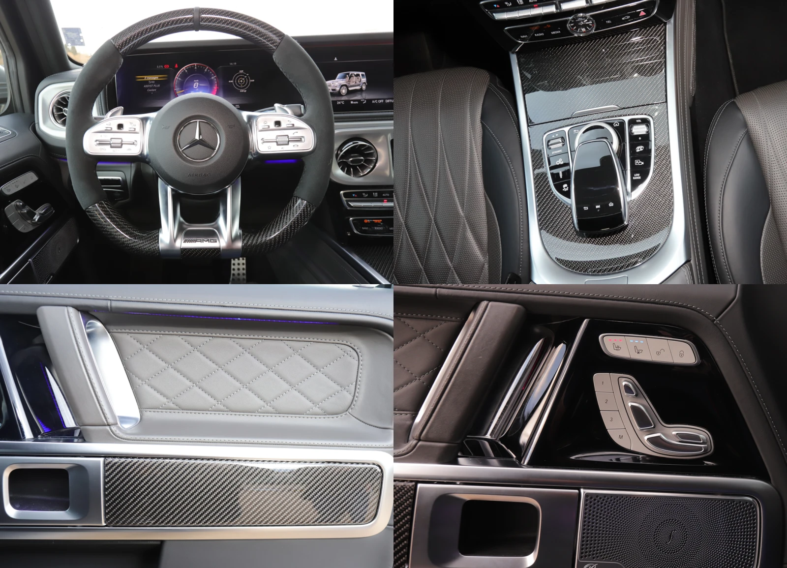 Mercedes-Benz G 63 AMG Brabus 700Widestar Magno Carbon Exclusive Гаранция, снимка 15 - Автомобили и джипове - 55396243