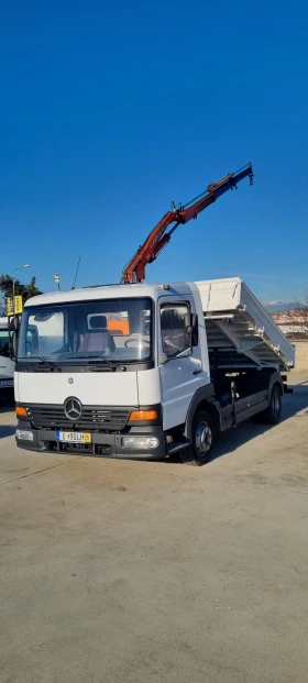 Mercedes-Benz Atego 815 Самосвал с кран