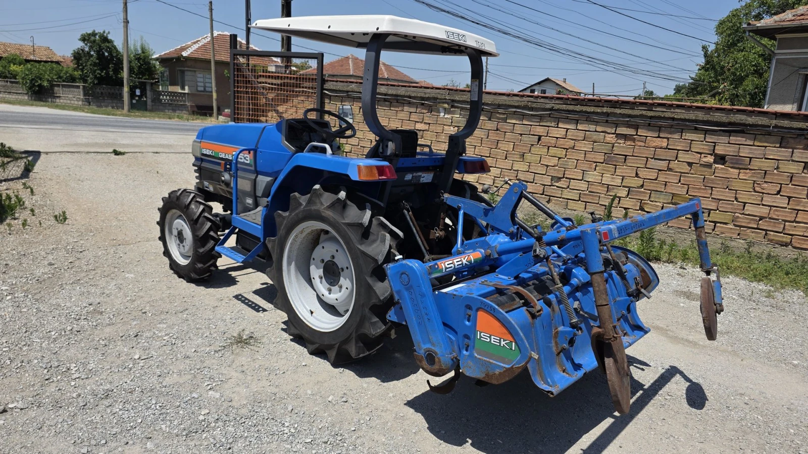 Трактор ISEKI TG253F GEAS с фреза, 4х4, 25 кс., АграБГ Джолев, снимка 3 - Селскостопанска техника - 53429820