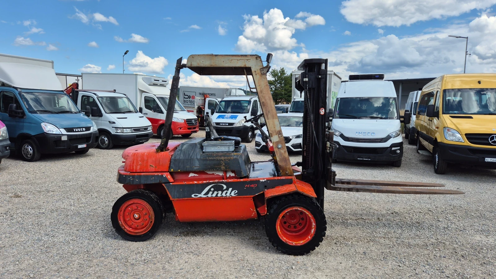 Мотокар Linde LINDE H40 * ШВЕЙЦАРИЯ* , снимка 4 - Индустриална техника - 55189169