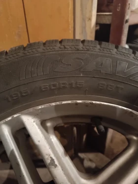 Гуми с джанти Sava 195/60R15, снимка 3 - Гуми и джанти - 48619593