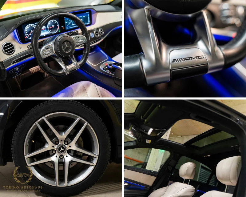 Mercedes-Benz S 400 AMG* LONG* 4MATIC* TV* PANO* BURMESTER* FULLMAX* , снимка 16 - Автомобили и джипове - 51658252