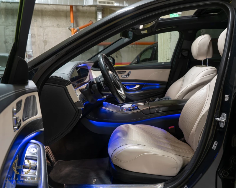 Mercedes-Benz S 400 AMG* LONG* 4MATIC* TV* PANO* BURMESTER* FULLMAX* , снимка 9 - Автомобили и джипове - 51658252