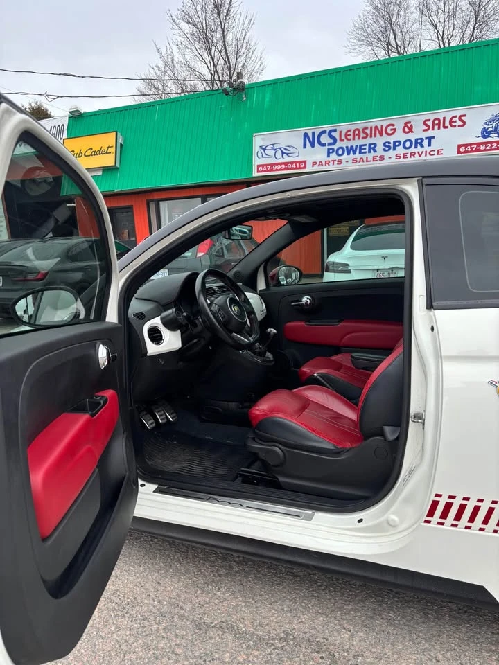 Fiat 500 * ABARTH* MANUAL* RED LEATHER*  | Mobile.bg � ����������� 11