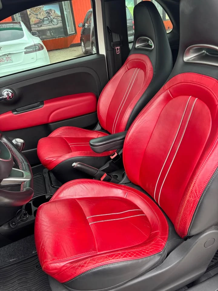 Fiat 500 * ABARTH* MANUAL* RED LEATHER*  | Mobile.bg � ����������� 8