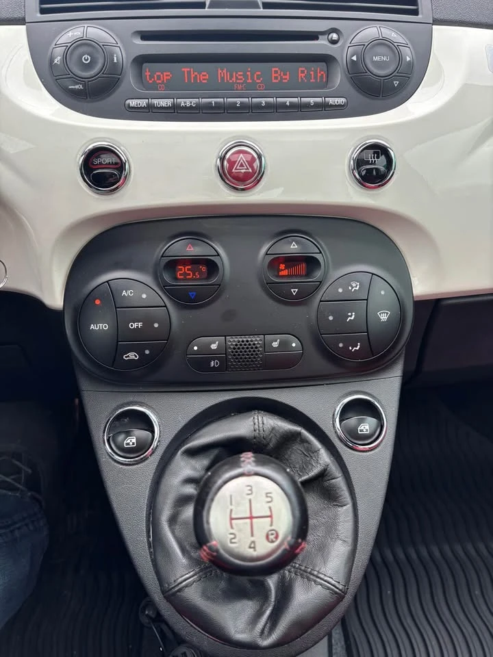 Fiat 500 * ABARTH* MANUAL* RED LEATHER*  | Mobile.bg � ����������� 9