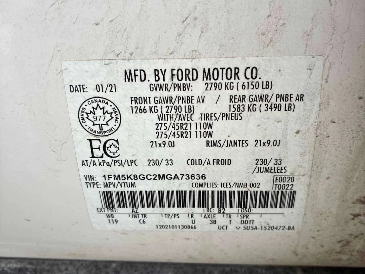 Ford Explorer ST  CARFAX, снимка 10 - Автомобили и джипове - 53825755