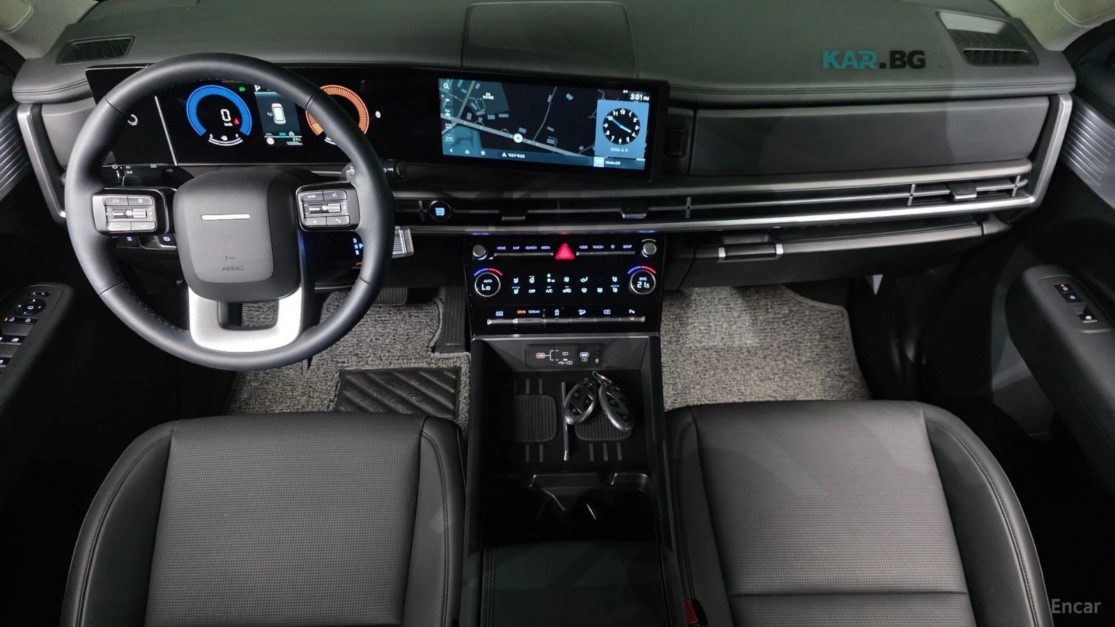 Hyundai Santa fe 2.5T 4WD* EXCLUSIVE* КОЖА* ПОДГРЕВ* ОБДУХВ* ПАНОРА, снимка 7 - Автомобили и джипове - 55077362