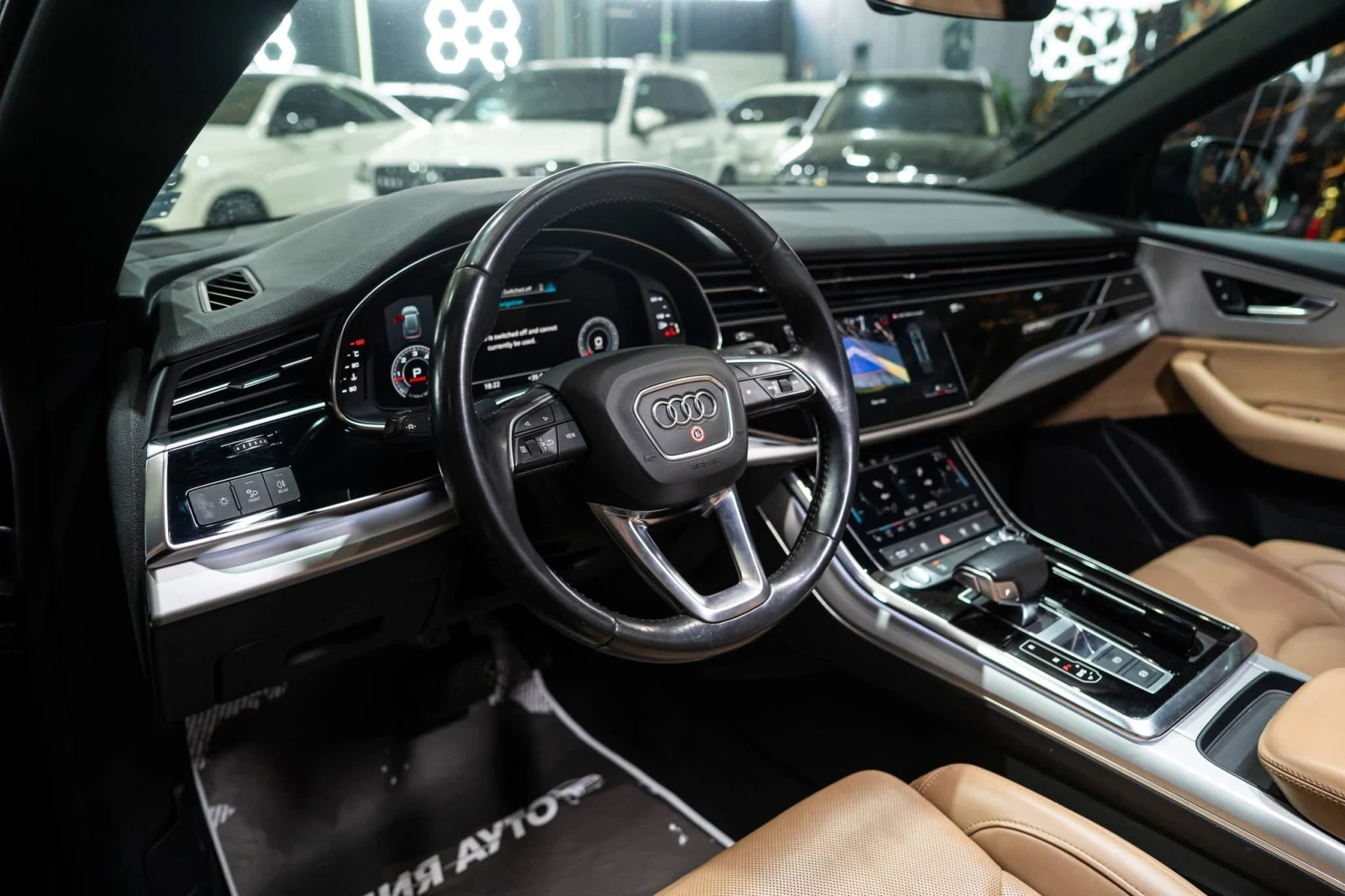 Audi Q8 50TDI QUATTRO S LINE LED ПАНО ЛИЗИНГ 100%, снимка 12 - Автомобили и джипове - 55864250