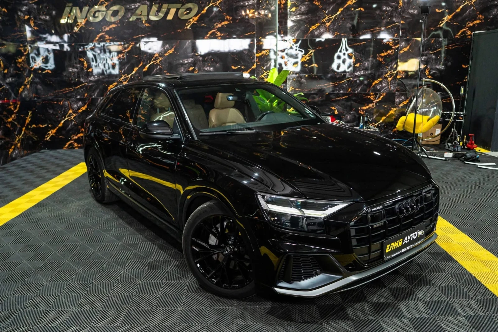 Audi Q8 50TDI QUATTRO S LINE LED ПАНО ЛИЗИНГ 100%, снимка 2 - Автомобили и джипове - 55864250