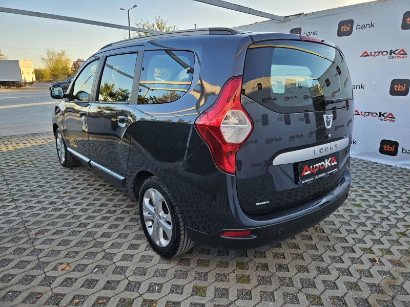 Dacia Lodgy 1.6i-85кс= ФАБРИЧНА ГАЗ= 7МЕСТА= * PRESTIGE* = NAV, снимка 5 - Автомобили и джипове - 47897529