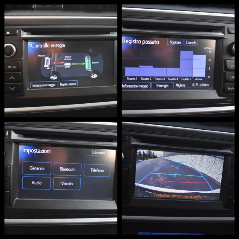 Toyota Auris 1.8HYBRID= ITALY= ОТЛИЧЕН!!!, снимка 13 - Автомобили и джипове - 52335795