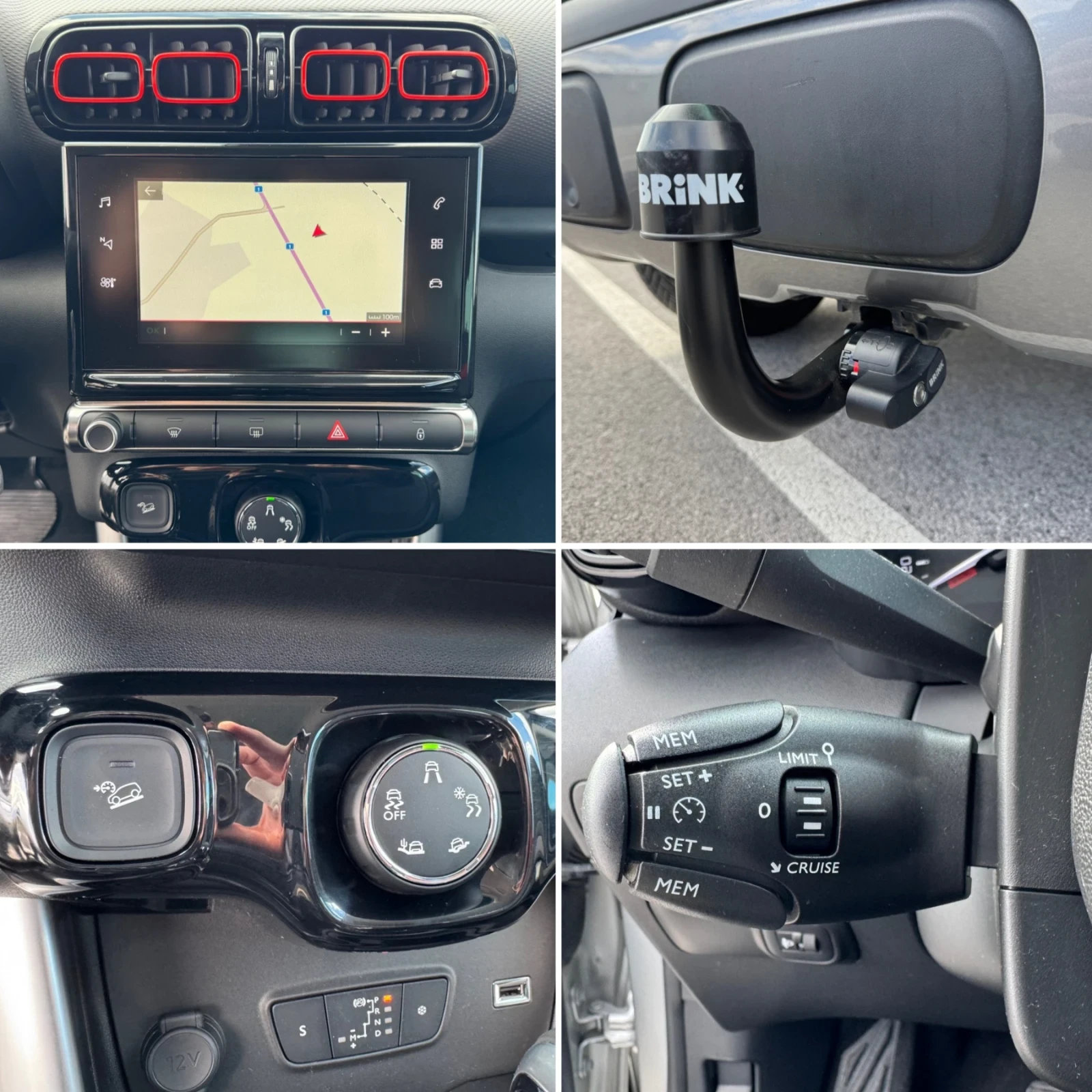 Citroen C3 Aircross 1.2 i SHINE - AUTO/ NAVI/ TEGLICH/ 114.000 km!!! | Mobile.bg   14