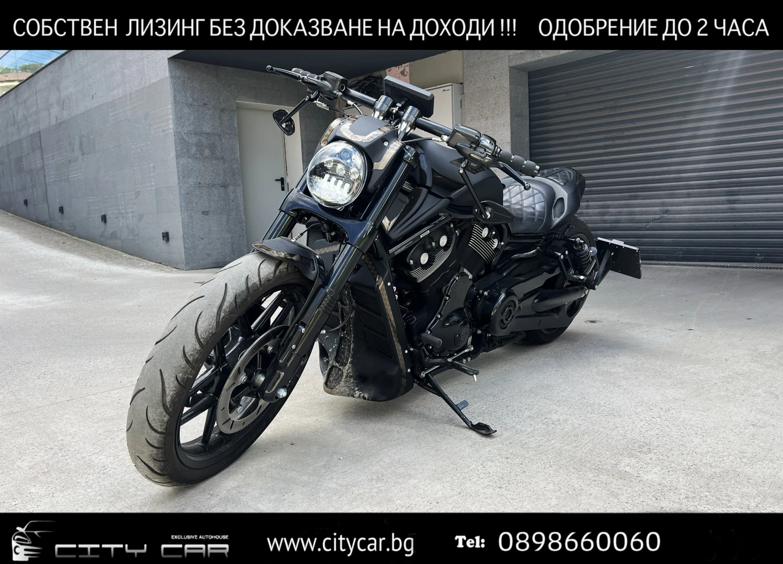 Harley-Davidson V-Rod / NIGHT ROD / CUSTOM/ 300 / AKRAPOVIC / CAR PLAY