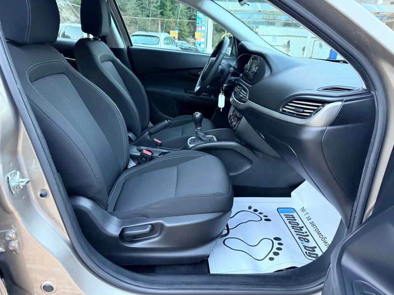 Fiat Tipo 1.3Mjt* EURO6* РЕАЛНИ КМ* 2КЛЮЧА* 2017г. , снимка 9 - Автомобили и джипове - 53000025