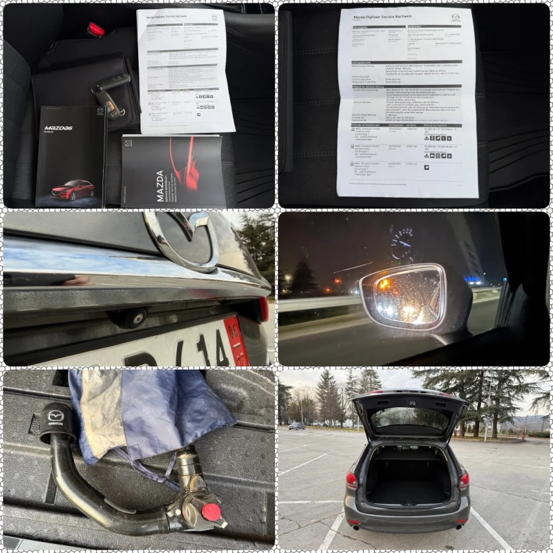 Mazda 6 2.2/83000km/Distronic/HeadUp/LaneAssist/Xenon/Led/, снимка 14 - Автомобили и джипове - 53261049