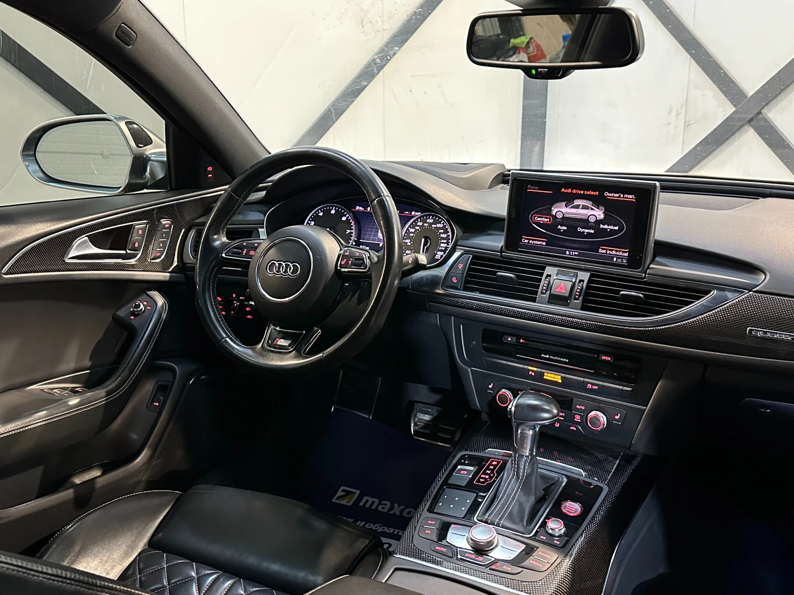 Audi S6 V8 * BLACK EDITION* 360* NIGHT* DISTR* FULL | Mobile.bg   11