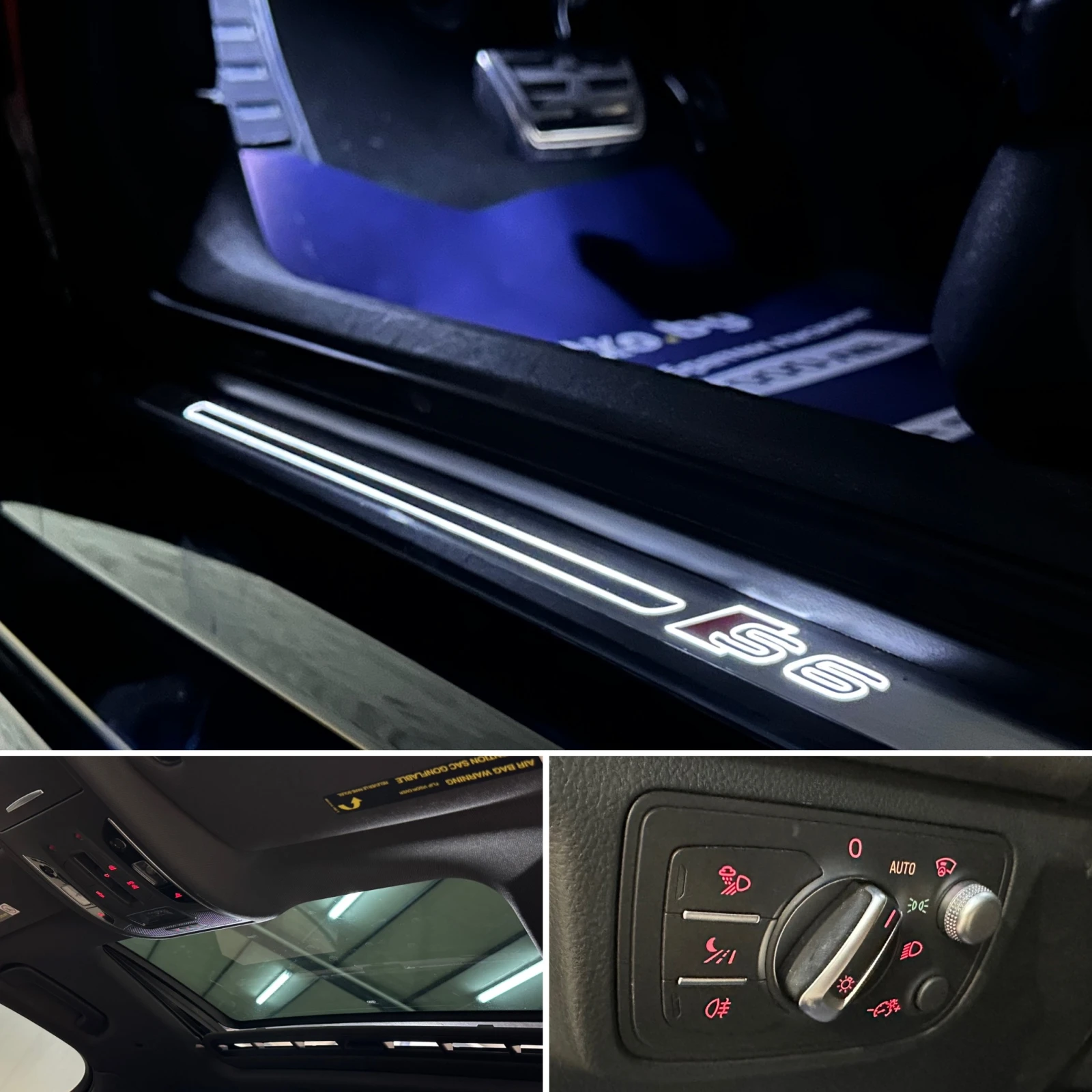 Audi S6 V8 * BLACK EDITION* 360* NIGHT* DISTR* FULL | Mobile.bg   14