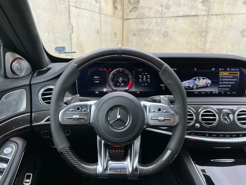 Mercedes-Benz S 63 AMG 4MATIC+ * Carbon Package * Ceramic * FULL, снимка 13 - Автомобили и джипове - 48550072