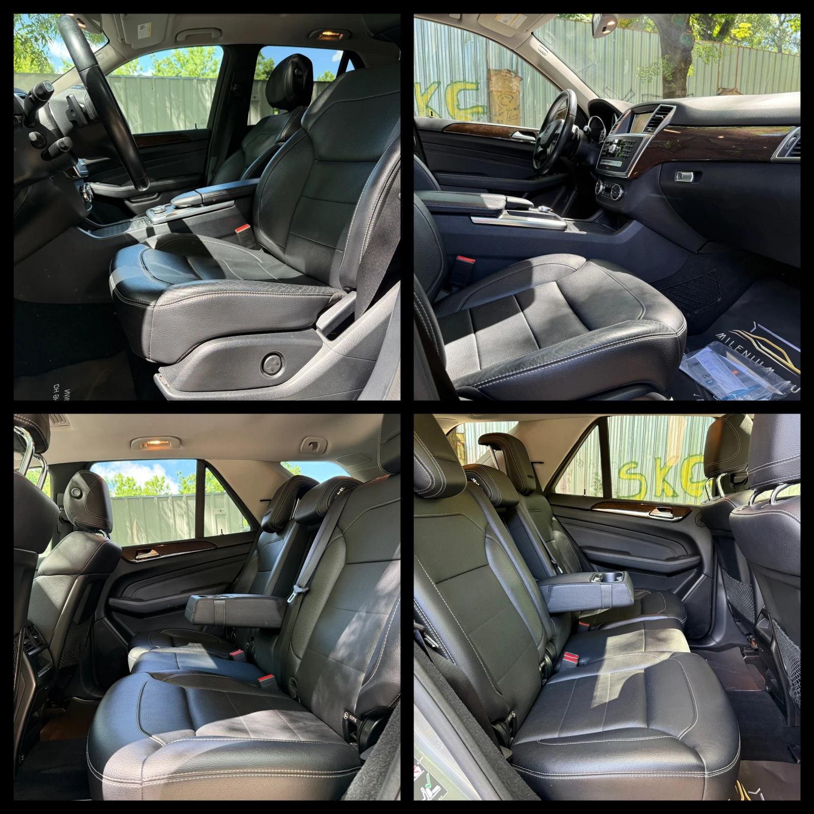 Mercedes-Benz ML 350 6 МЕСЕЦА ГАРАНЦИЯ/306к.с Подгрев/Панорама/Пружини, снимка 8 - Автомобили и джипове - 54720897