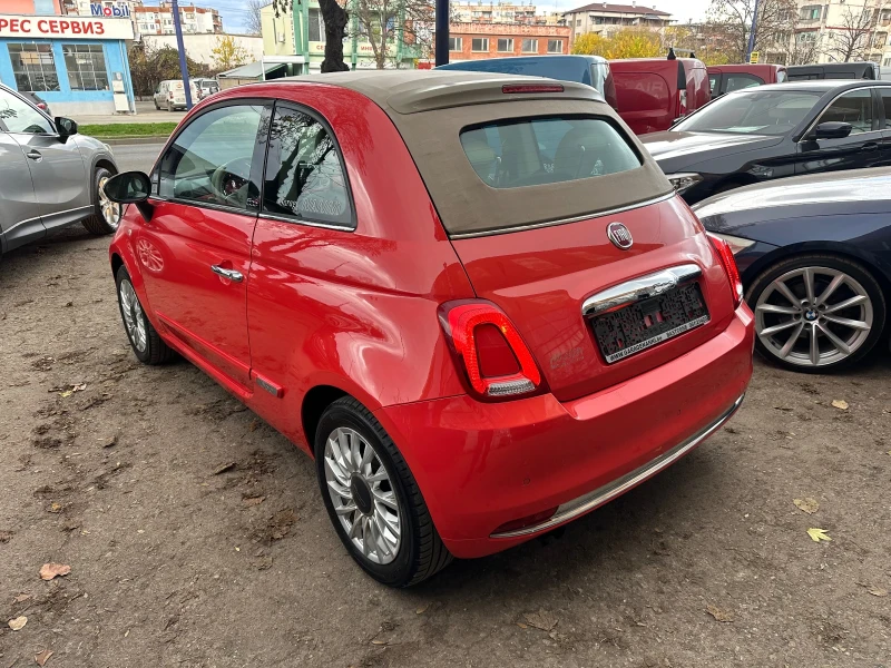 Fiat 500 Cabrio Facelift 1.2i , снимка 4 - Автомобили и джипове - 52494272