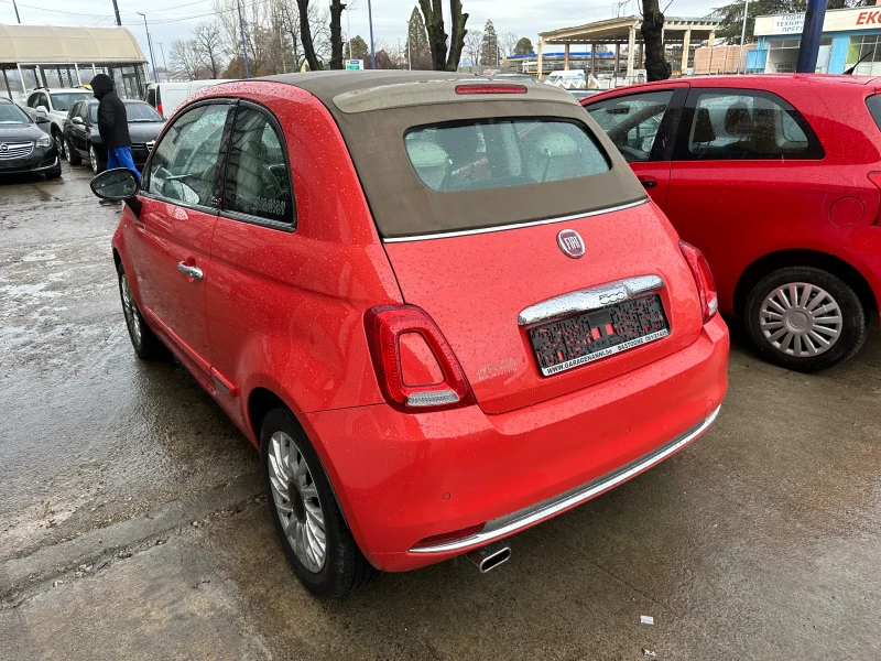 Fiat 500  Facelift 1.2i цвят КОРАЛ, снимка 2 - Автомобили и джипове - 52494272