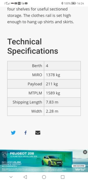 Каравана Bailey Pageant 7 limousine , снимка 6