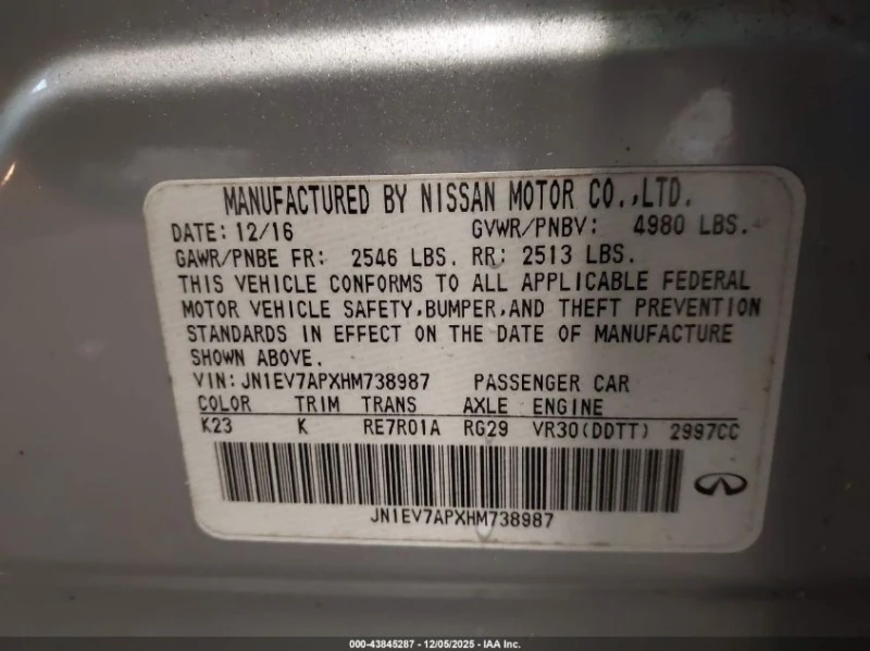 Infiniti Q50 3.0L V-6 DI, DOHC, VVT, TURBO, 300HP Rear Wheel, снимка 14 - Автомобили и джипове - 53484475