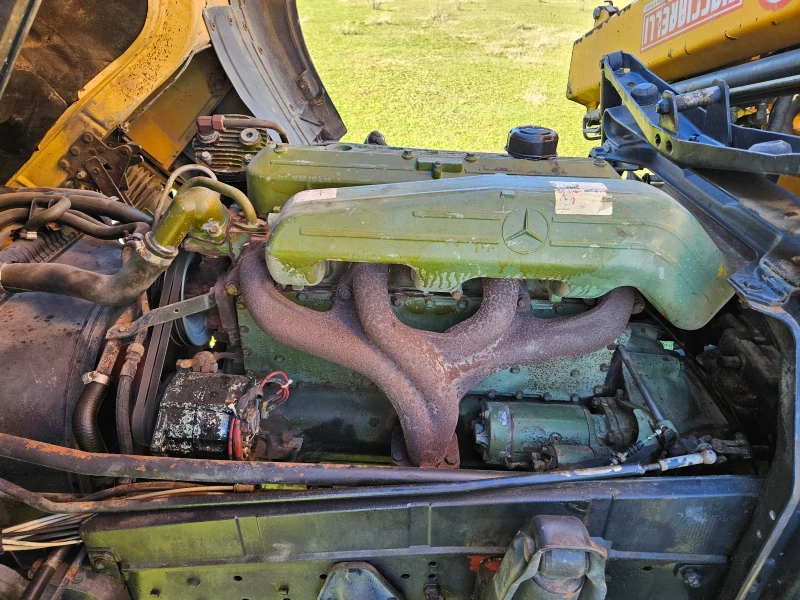 Mercedes-Benz 814 Самосвал с кран, снимка 9 - Камиони - 52740412