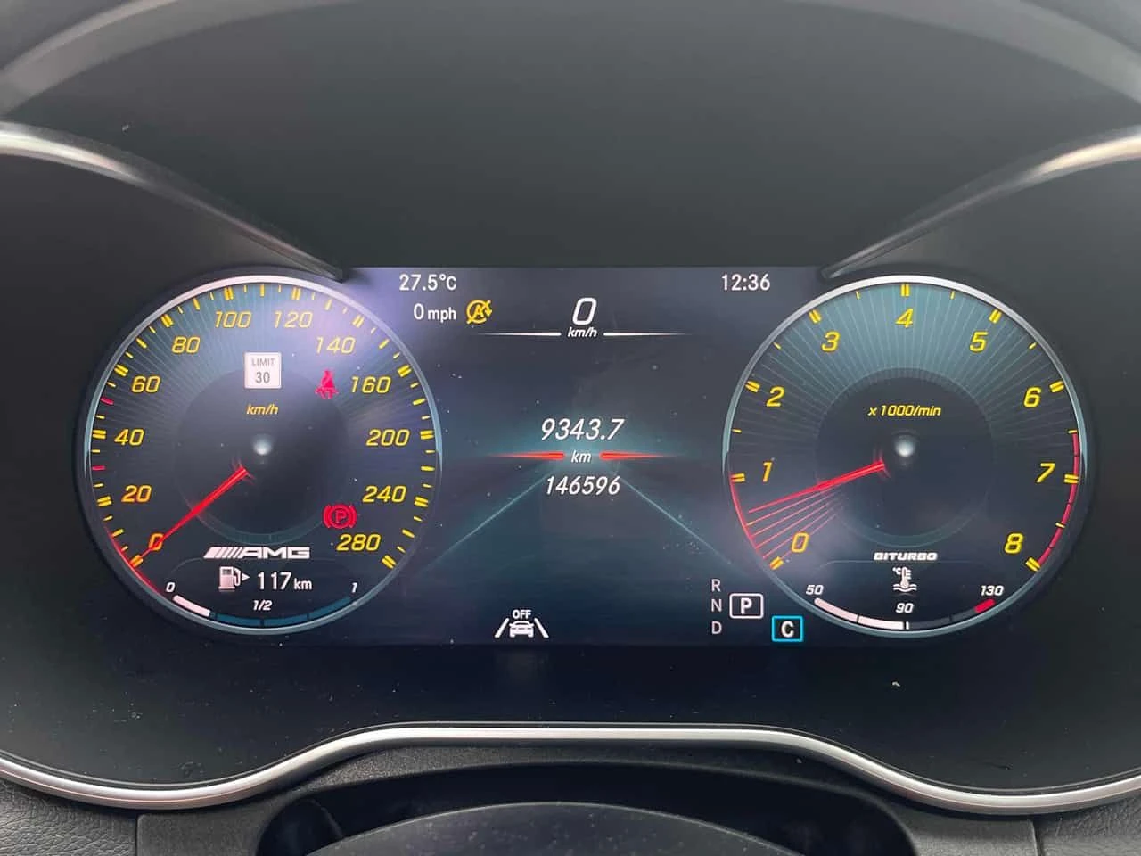 Mercedes-Benz C 43 AMG | DISTRONIC | BURMESTER | 360 | ШИБИДАХ | , снимка 7 - Автомобили и джипове - 54875666