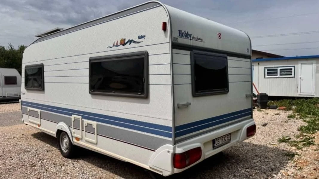 Каравана Hobby Регистрирана  , снимка 3 - Каравани и кемпери - 53916572