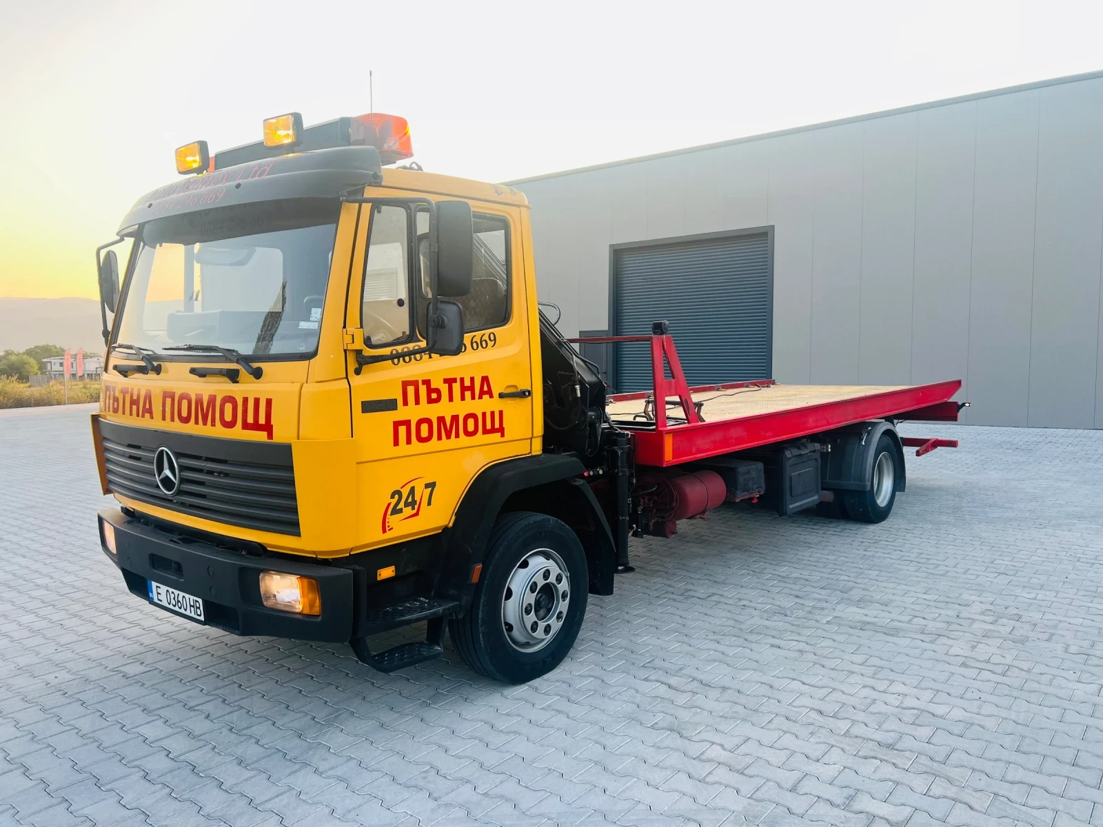 Mercedes-Benz 1120 Пътна помощ с кран, снимка 1