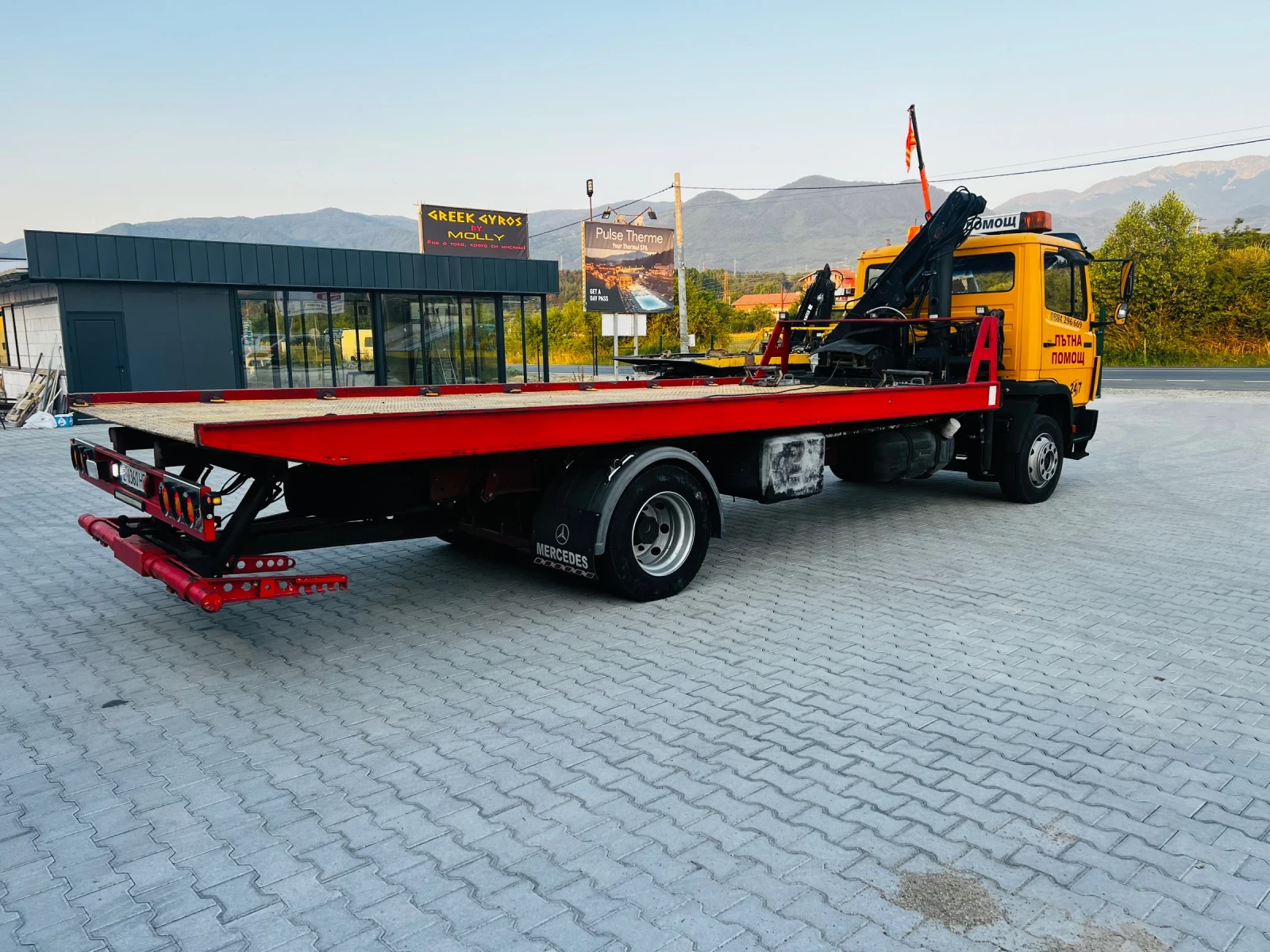 Mercedes-Benz 1120 Пътна помощ с кран - изображение 6