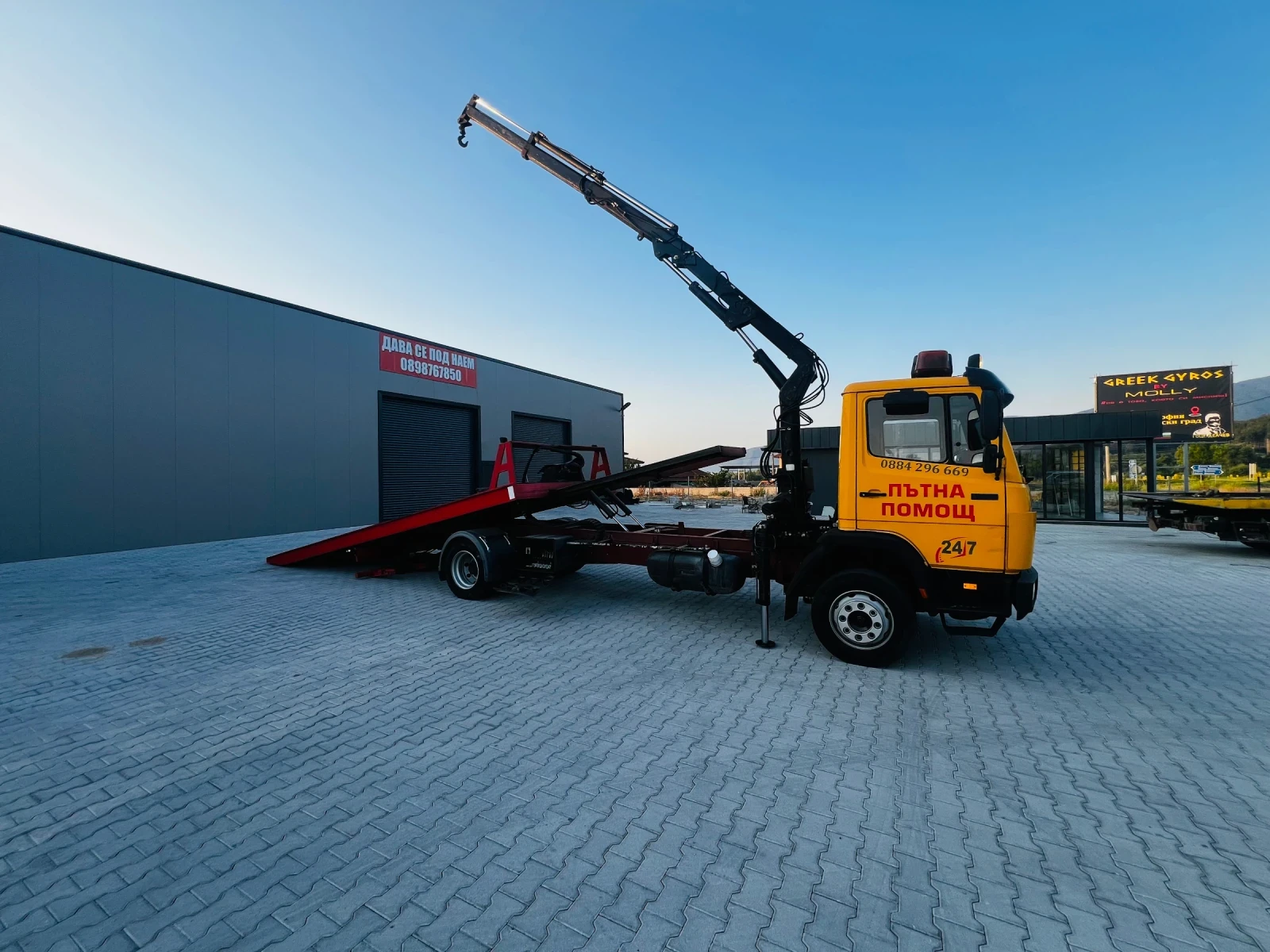 Mercedes-Benz 1120 Пътна помощ с кран - изображение 2