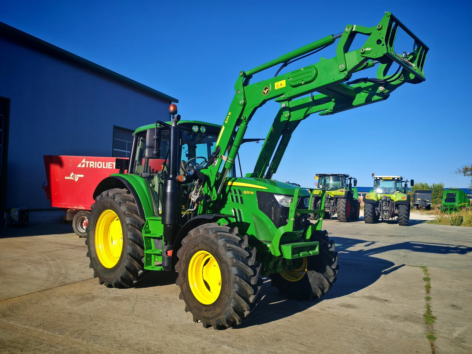 Трактор John Deere 6130 M лизинг с първоначална вноска 20 %, снимка 1